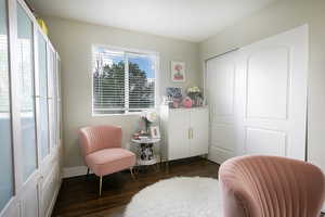 Bedroom #3 with LVP flooring.
