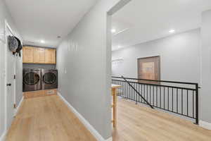 Laundry area/ door to garage