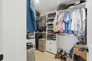 Primary walk in closet