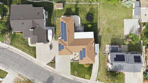 3 arrays of owned solar panels