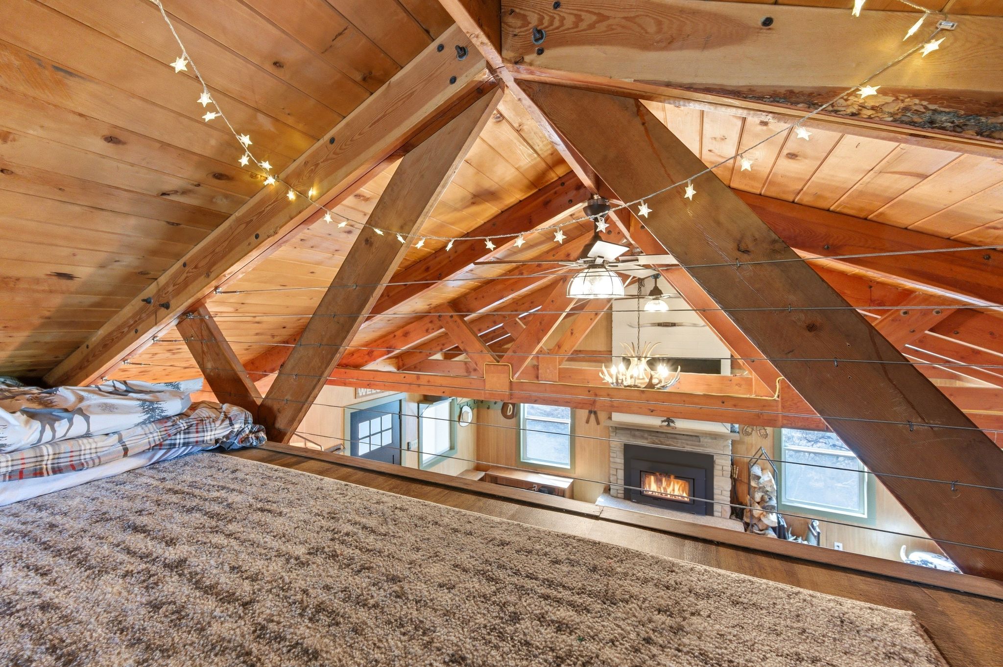 Loft sleeping area