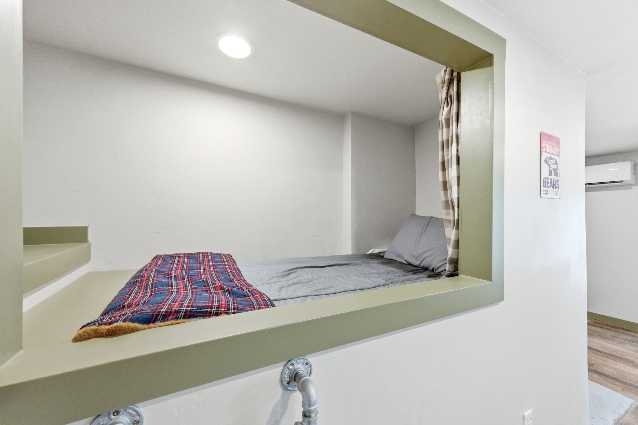 Downstairs sleeping nook