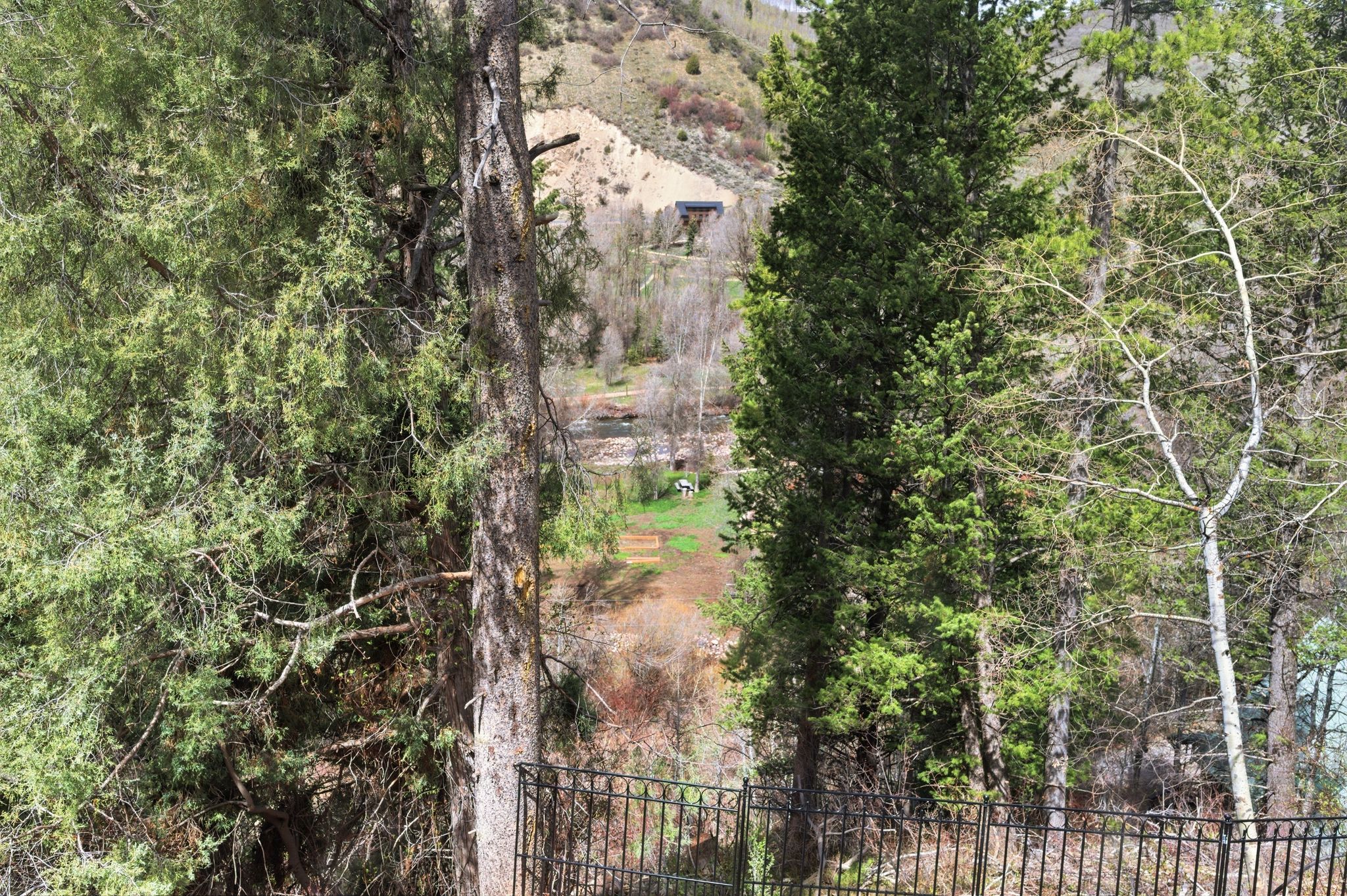 View of Weber River from the house