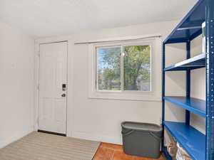 Mudroom area by back door