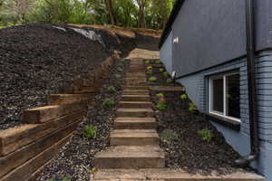 View of stairway