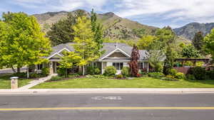 View of front of home with a Bear River Range only a few blocks away