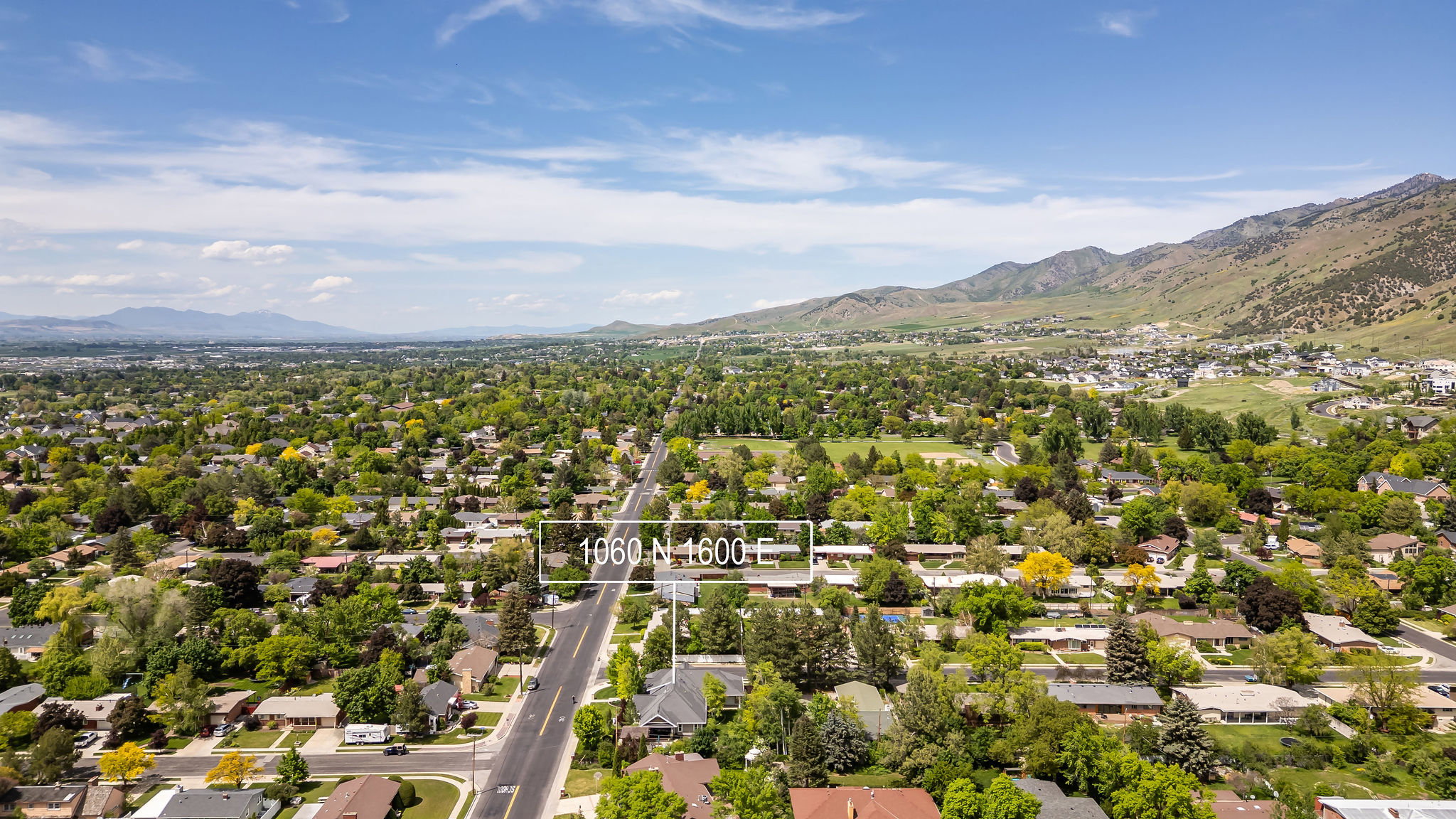 Mountain view with nearby area
