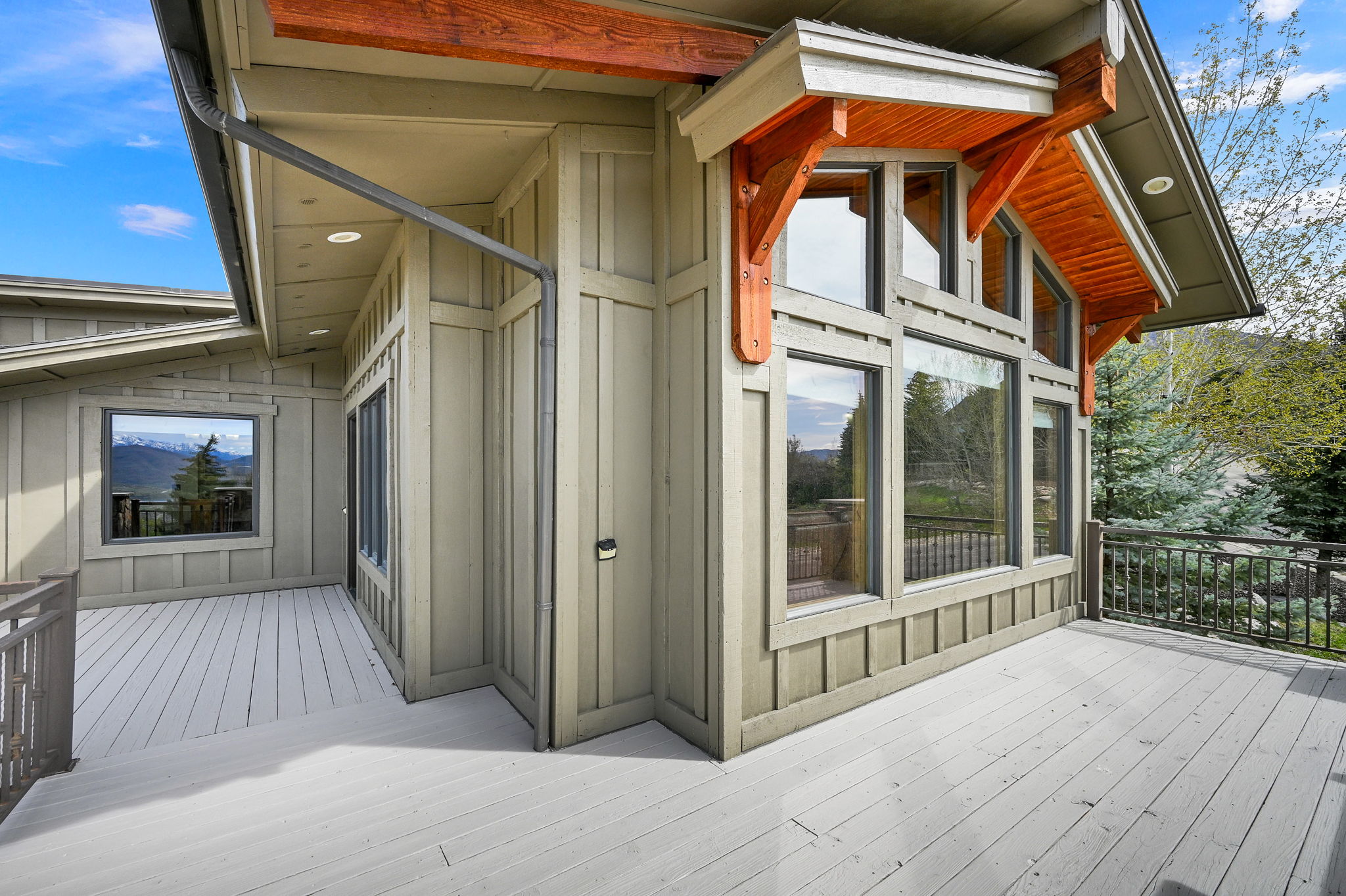 View of deck