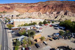 Drone / aerial view of mountains