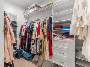 Primary walk-in closet.