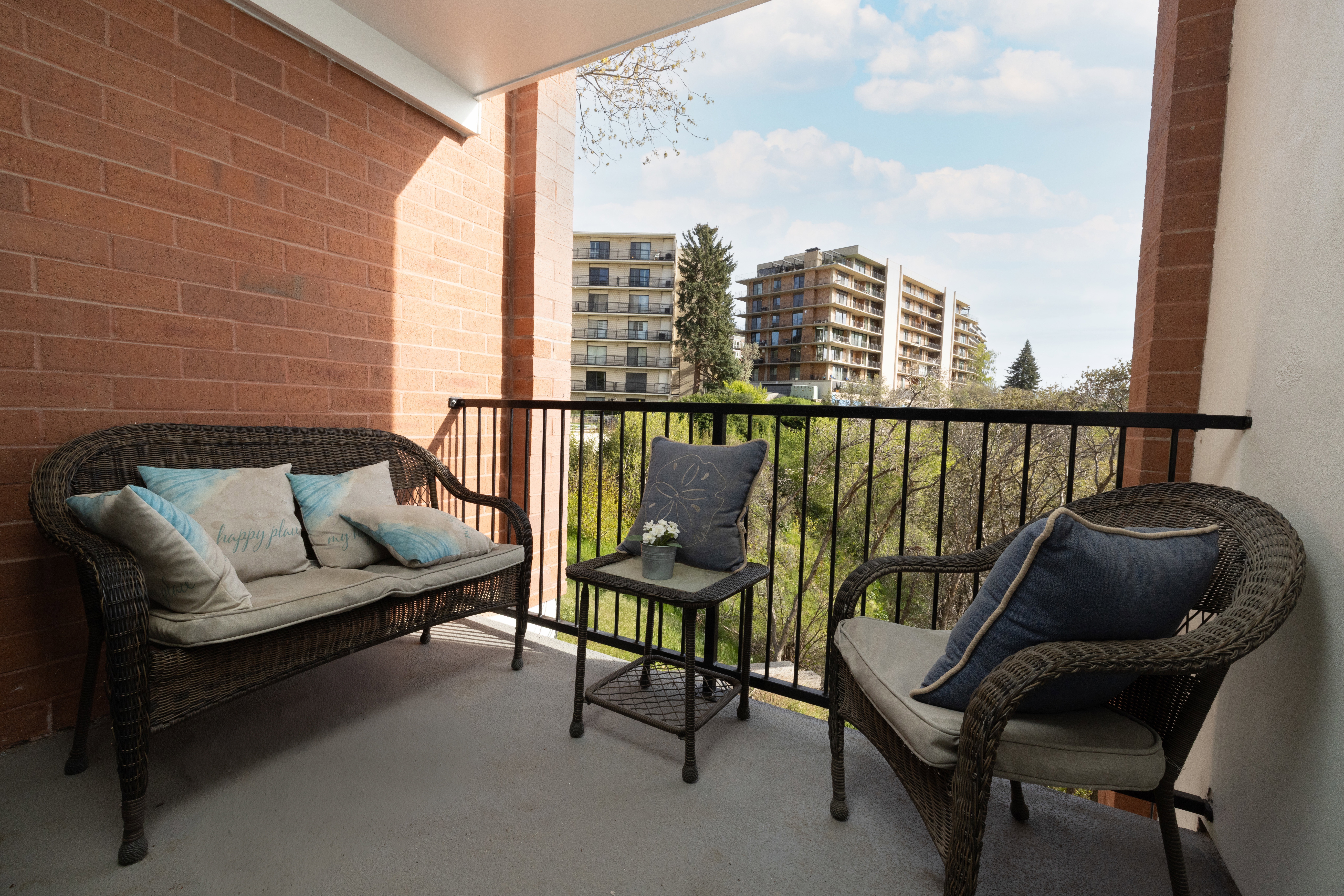Primary Suite view of balcony