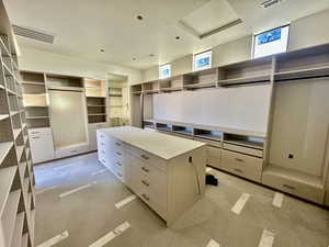 Primary bedroom closet