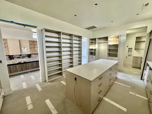 Primary bedroom closet