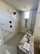 Primary bathroom shower