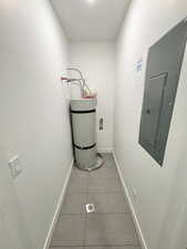 Utility room featuring electric panel