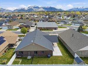 Aerial view of mountains