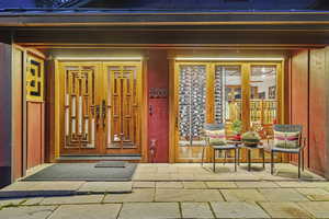 Doorway to property