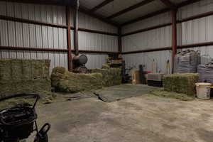 LARGE HAY AND TRAILER STORAGE GARAGE - COULD BE USED FOR BOAT OR RV STORAGE