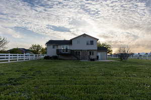 BACK OF HOME VIEW FROM YARD