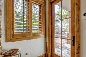 View of doorway to outside