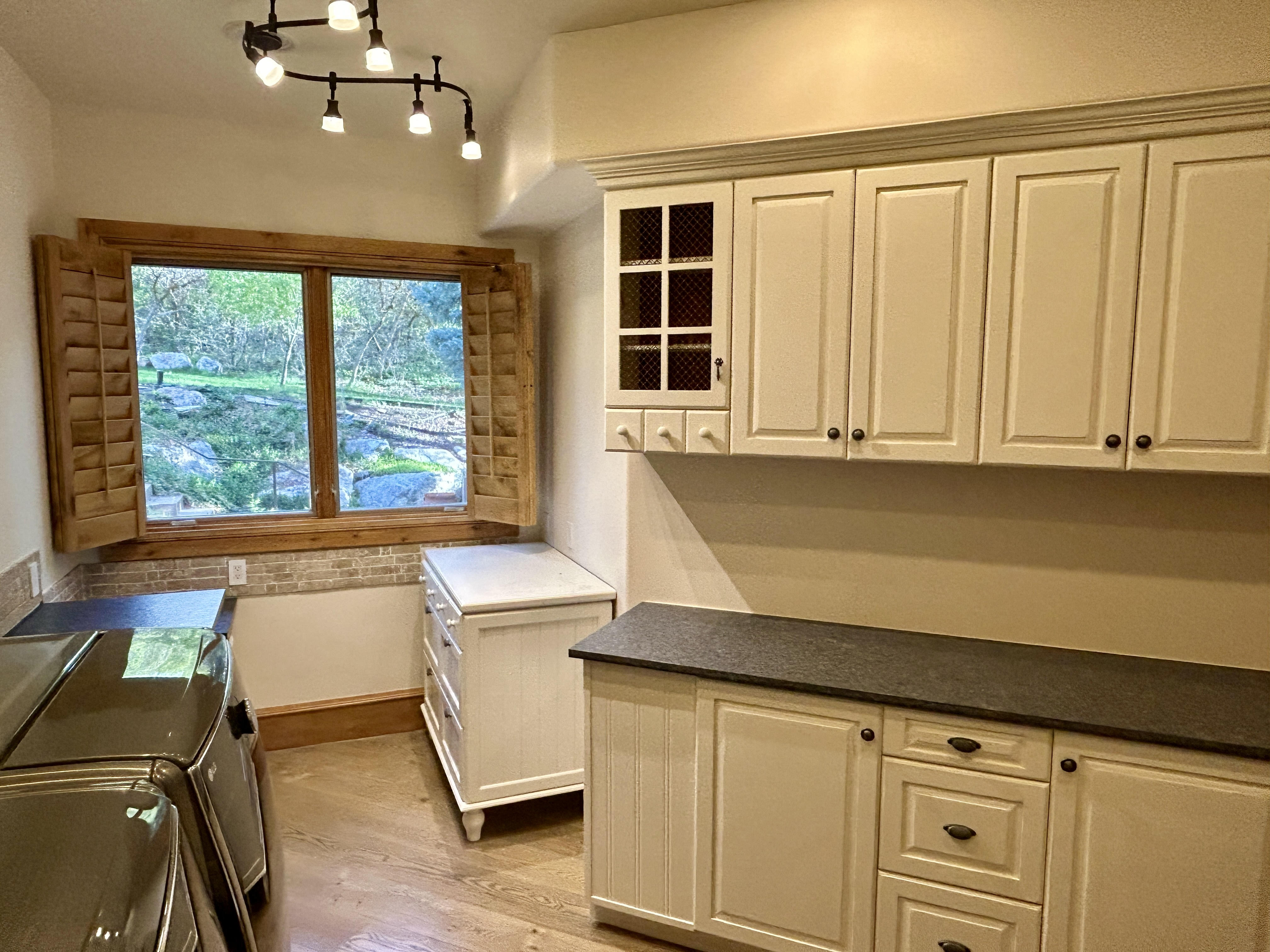 Great views from the laundry room, too!
