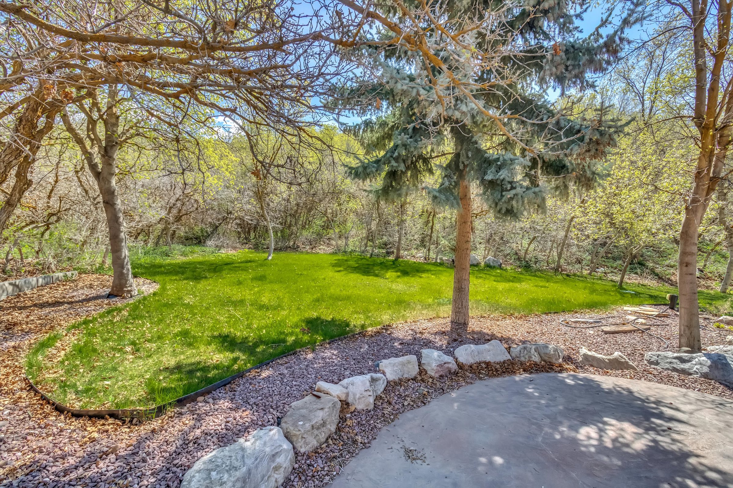 Lawn area perfect for a game of Bocce!