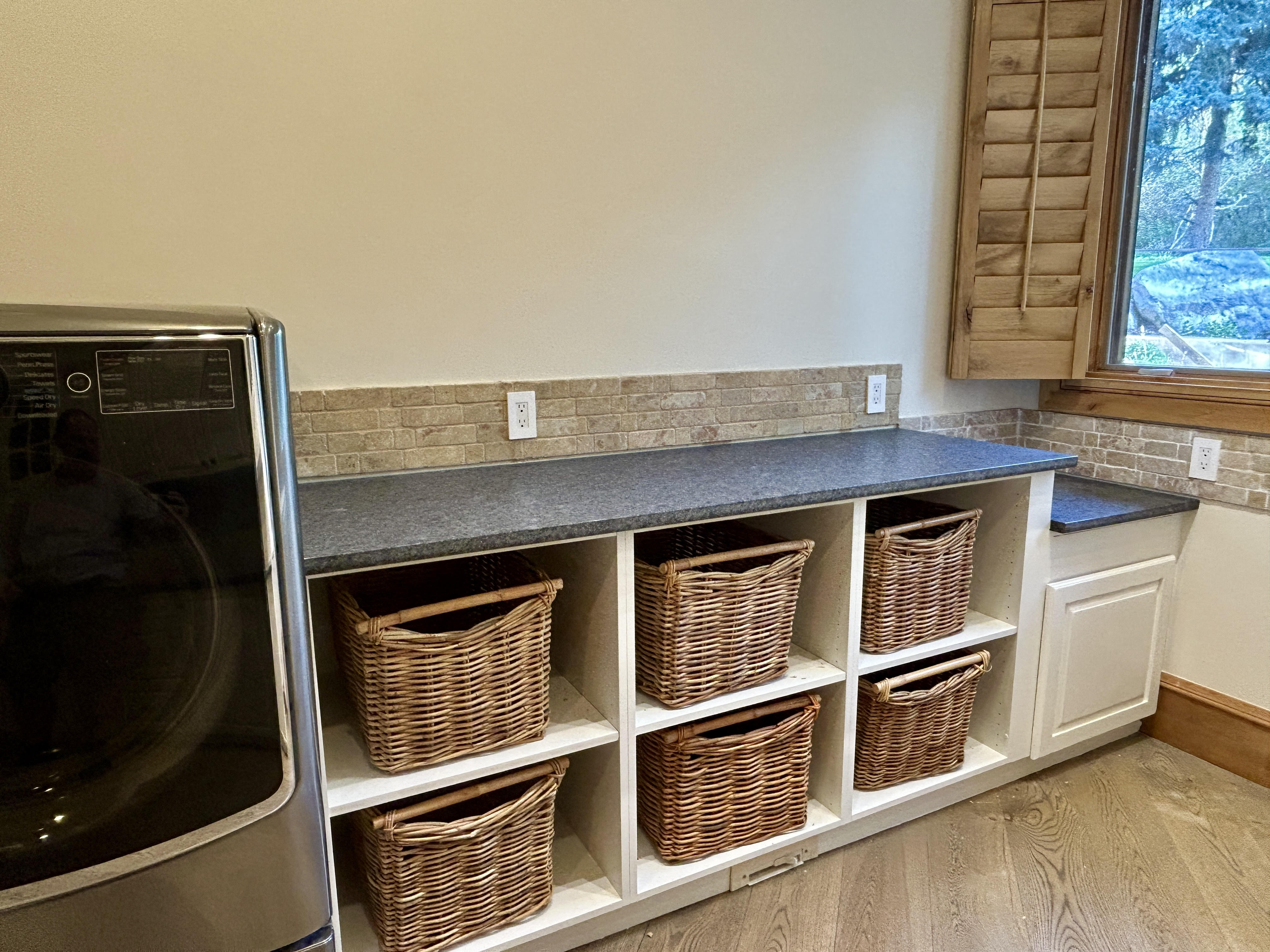 New stone countertops.