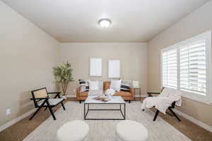 Formal Living Room or Second Office/Flex Room