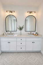 This is an AI generated photo... colors and selections may be different in actual home.