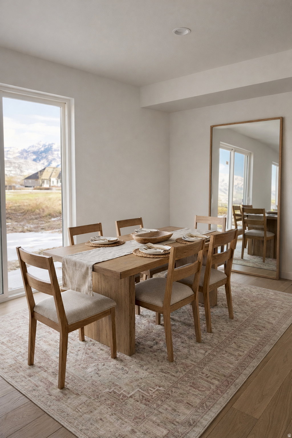 This is an AI generated photo... colors and selections may be different in actual home.