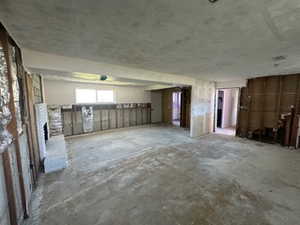 View of below grade area