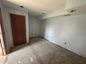 View of unfurnished bedroom