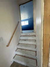 View of stairway