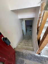 View of staircase