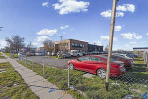 View of uncovered parking lot