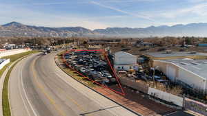 Bird's eye view of mountains