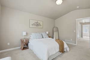 SPACIOUS master suite