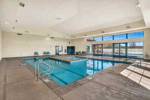 View of indoor pool