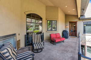 View of patio