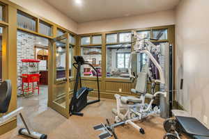 View of exercise room