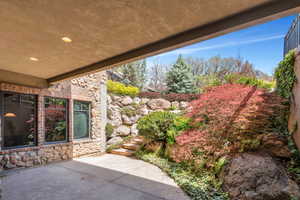 View of patio