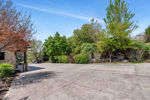 View of concrete road