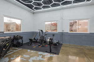 View of workout area