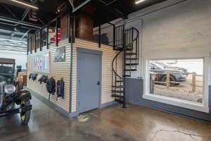Misc room with stairs
