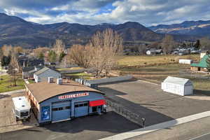 View of mountain backdrop