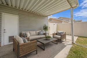 View of patio / terrace with outdoor furniture
