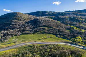View of mountain background