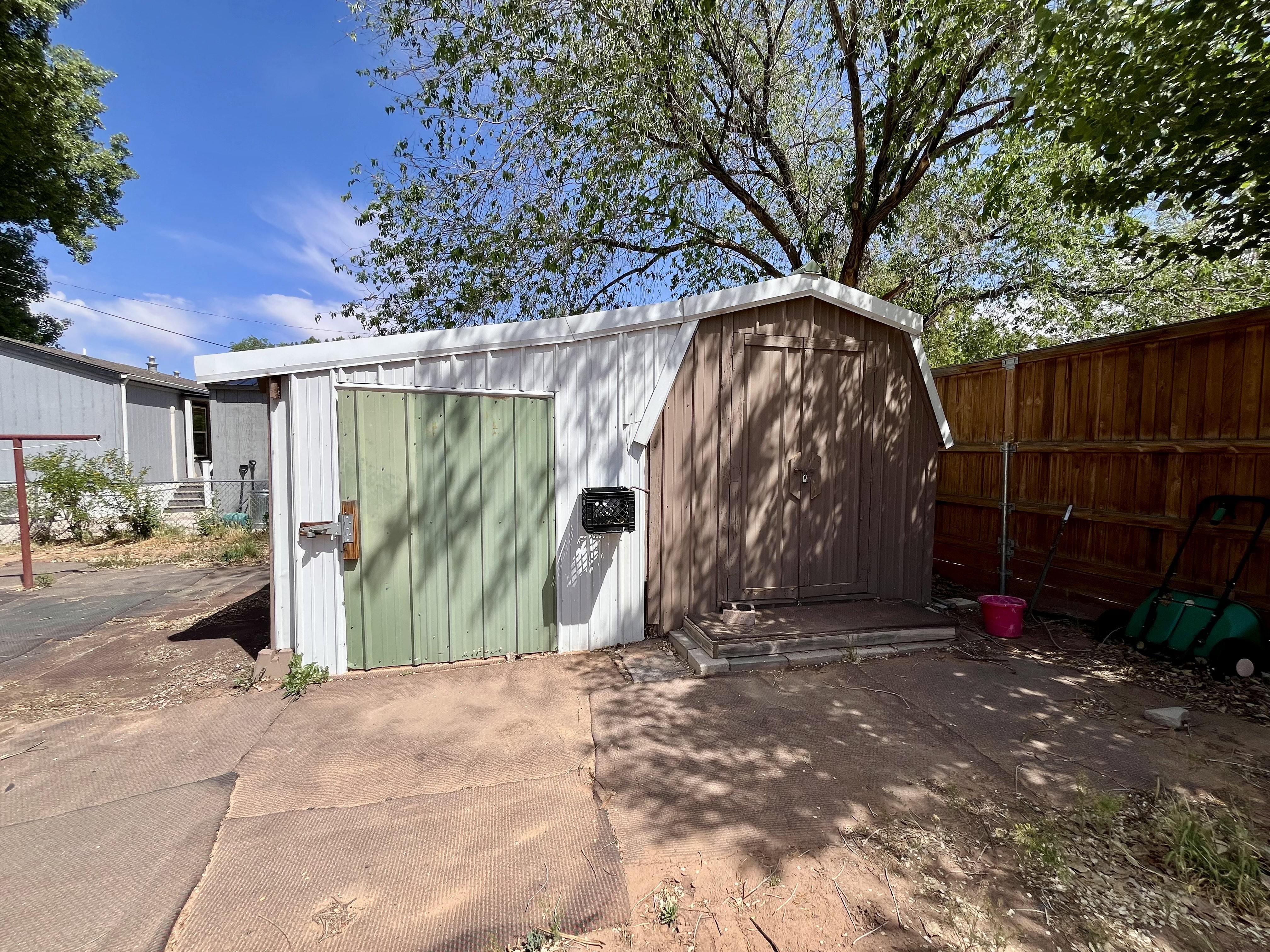 View of shed