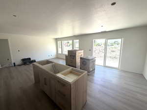 Photos of another home in the subdivision during construction