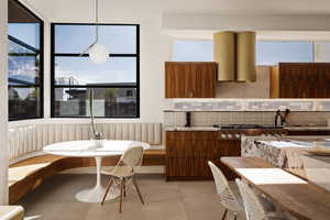 Dining space with breakfast area